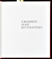 A Budapesti Olasz Kultúrintézet. Bp., 2005, Olasz Kultúrintézet. Gazdag képanyaggal illusztrált. Kia...