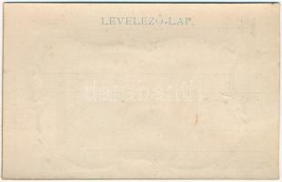 Pozsony, Pressburg, Bratislava; utcakép, állami felsőbb leányiskola. Szecessziós keret / street view...