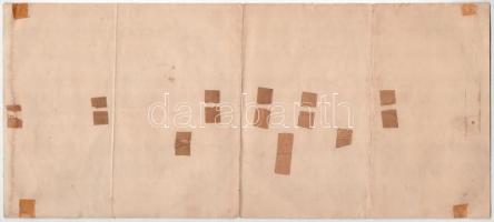 8db-os vegyes biztosítási kötvény, vámárunyilatkozat, törzsgárda emléklap tétel, közte 1962. 100Ft n...