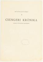 Sebestyén Árpád: A csengeri járás földrajzi neveinek összegyűjtéséről. A szerző által DEDIKÁLT példány. Különlenyomat A csengeri Krónika a néprajzi helytörténeti antológiából, bélyegzésekkel, a címlapon szakadással, 325-332 p.