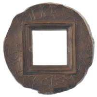 Csíkszentmihályi Róbert (1940-2021) DN Táblakép festészeti biennálé bronz emlékérem (82mm) T:AU