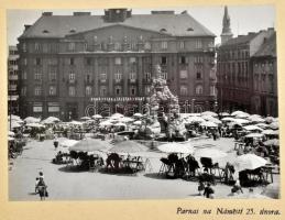 1953 Brno fényképalbum, 20 db fotóval, városrészletek, utcaképek járművekkel (troli, villamos) stb.,...