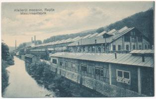 Resica, Resita; Atelierul mecanic / Maschinenfabrik. Brüder Deutsch / Gépgyár / machine factory (fa)