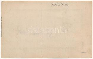 Hátszeg, Hateg; Vasút utca, vasútállomás. Sbuchea Miklós kiadása / street to the railway station (EK...