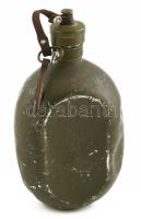 Katonai flaska, kopott, horpadt, m: 22 cm