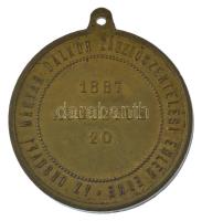 1887. "Korona kápolna / Az Orsovai Magyar Dalkör zászlószentelési emlékérme - 1887. augustus 20...