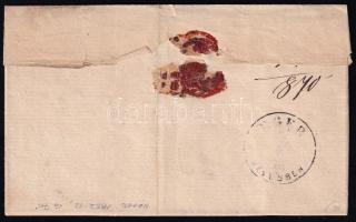 1870 5kr levélen "HEVES" - Eger 1870 5kr on cover "HEVES" - Eger