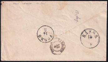 1869 5kr díjjegyes boríték "MÁD" - Eperjes (Gudlin 300 p) 1869 5kr PS-cover "MÁD"...