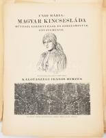 cca 1940 Hímzésminta-gyűjtemény, közte kézzel rajzolt kalotaszegi írásos minták, ill. Undi Mária: Magyar kincsesláda - Művészi, eredeti rajz- és hímzésminták gyüjteménye c. munkájának mellékletei; összesen kb. 25-30 db. Vegyes állapotban, sérülésekkel.