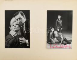 Kálmán György (1925-1989) Kossuth- és Jászai Mari-díjas színészről készített összeállítás, lapokra r...