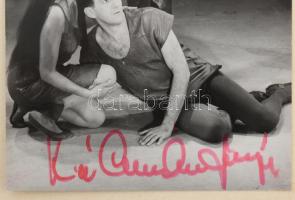 Kálmán György (1925-1989) Kossuth- és Jászai Mari-díjas színészről készített összeállítás, lapokra r...