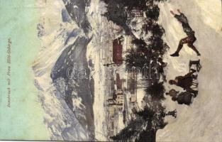 Innsbruck with Frau Hitt mountains