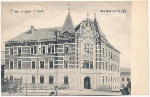 1905 Besztercebánya, Banská Bystrica; Állami polgári fiúiskola / boy school
