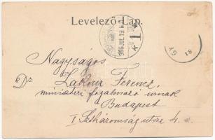 1906 Gyertyámos, Gertianosch, Gertiamos, Carpinis; templom. Uránia kiadása / church (Rb)