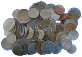 124db-os vegyes, főleg szocialista érmetétel T:vegyes 124pcs mixed, mostly socialist coin lot C:mixed