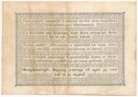 1848. 1Ft "Kossuth bankó" "j. cn." T:F folt
Adamo G104