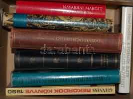 7 db vegyes érdekes könyv, benne Rekordok könyve