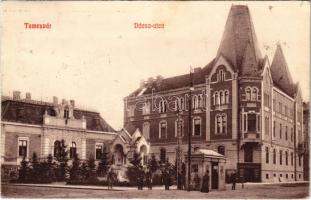 1907 Temesvár, Timisoara; Dózsa utca / street view (EK)