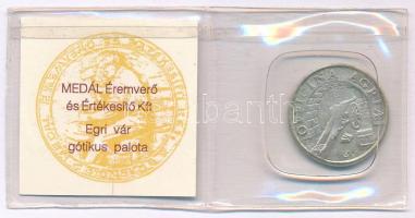 DN "Eger / Officina Agriae" fém múzeumi zseton fóliatokban, tanúsítvánnyal. Szign.: VE (20...