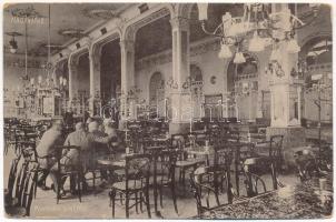 Nagyvárad, Grosswardein, Oradea; Pannonia kávéház belső / cafe interior (kopott sarkak / worn corners)
