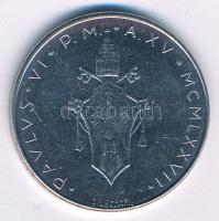Vatikán 1977. 100L acél T:AU
Vatican 1977. 100 Lire steel C:AU