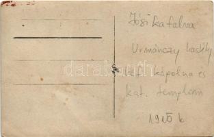 ~1915 Jósikatelep, Jósikafalva, Béles, Belis; Urmánczy kastély, Református kápolna és katolikus temp...