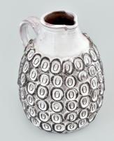 Német retro kerámia studio váza, jelzéssel, hibátlan, m: 15 cm