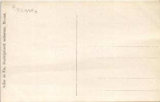 Brassó, Kronstadt, Brasov; első világháborús katonák kártya parti közben. Adler és fia fényképészeti...