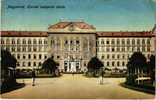 Nagyvárad, Oradea; Honvéd hadapród iskola.Kiadja Ungváry Gergely / military cadet school (EK)