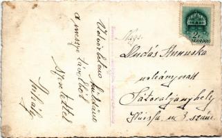 1940 Székelyudvarhely, Odorheiu Secuiesc; bevonulás a Fő éren, Horthy és Purgly Magdolna, Essigmann ...