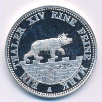 2006. A Német Államok / Anhalt-Bernburg 1846A 1M "Ausbeute" érme jelzett utánverete T:PP f...