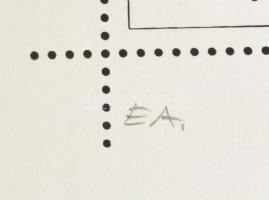 Papp Tibor (1936-2018): Szójáték. Szitanyomat, papír. Jelzett. Művészpéldány E.A. jelzéssel. 45,5x36...