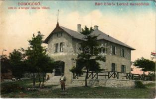 1909 Dobogókő, Báró Eötvös Loránd menedékháza. A Magyar Turista Egyesület kiadása (felületi sérülés / surface damage)