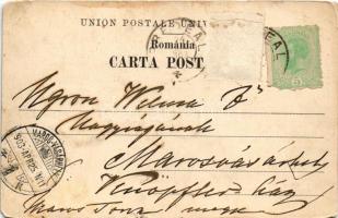 1903 Predeál, Predeal; Monastirea / Ortodox kolostor / Romanian Orthodox monastery (b)