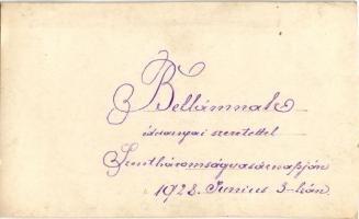 1928 "Magyarjaid sínak! Lásd meg Szűz Mária! Magyarjaid hívnak! Halld meg Szűz Mária! Csonka Ma...