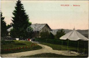 Szliács, Sliac; Bellevue szálloda. Kerekes Miklós kiadása / hotel, spa (fa)