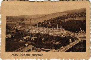 1919 Fülek, Filakovo; Zománcedénygyár, iparvasút. Andor Ernő kiadása / enamel factory, industrial railway