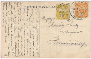 1906 Ráckeve, Árpád szobor (fa)