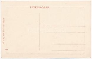 Szamosújvár, Gherla; Fő tér, Royal kávéház, Sahin Kristóf üzlete. W.L. Bp. 7036. 1910-13. 1295. / ma...