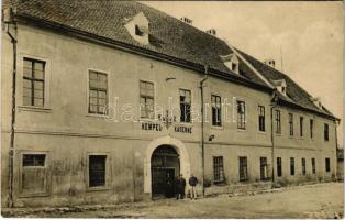 1917 Nagyszeben, Hermannstadt, Sibiu; Kempel laktanya. Jos. Drotleff Nr. 27. 1916. / K.u.k. Kempel Kaserne / Cazarma / military barracks (EB)