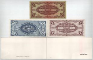 1930-1946. 100P-100.000BP (7xklf) mindegyik bankjegy "Forradalmaink Pénzei Kiállítás Kecskemét,...