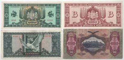 1930-1946. 100P-100.000BP (7xklf) mindegyik bankjegy "Forradalmaink Pénzei Kiállítás Kecskemét,...