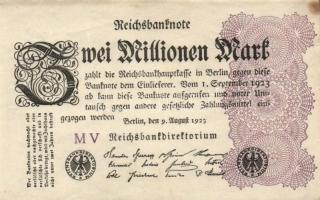 Német Birodalom / Weimari Köztársaság 1923. 2.000.000M (50x) T:II,II/III,III