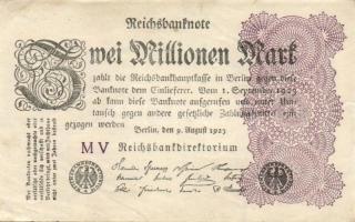 Német Birodalom / Weimari Köztársaság 1923. 2.000.000M (50x) T:II,II/III,III