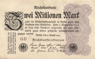 Német Birodalom / Weimari Köztársaság 1923. 2.000.000M (50x) T:II,II/III,III