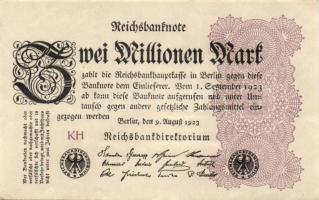 Német Birodalom / Weimari Köztársaság 1923. 2.000.000M (50x) T:II,II/III,III
