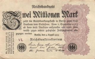 Német Birodalom / Weimari Köztársaság 1923. 2.000.000M (50x) T:II,II/III,III