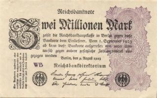 Német Birodalom / Weimari Köztársaság 1923. 2.000.000M (50x) T:II,II/III,III