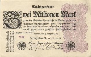 Német Birodalom / Weimari Köztársaság 1923. 2.000.000M (50x) T:II,II/III,III