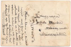 1916 Nyárádtő, Nirasteu, Ungheni; Római katolikus templom, Állami elemi népiskola, Kazatsay Testvére...